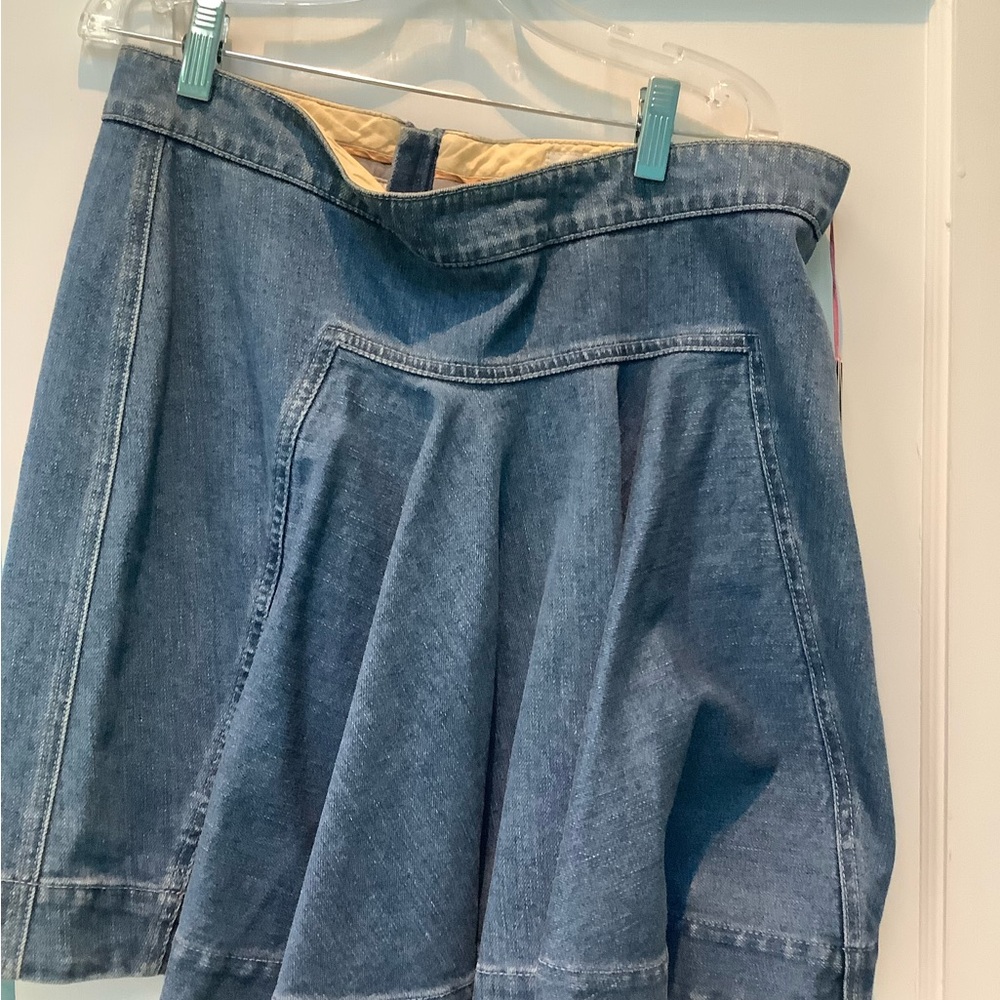 Stella McCartney Dark Blue Denim Skirt